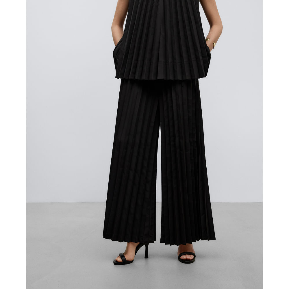 Pantalón Palazzo Adolfo Dominguez Pantalones Mujer Pantalón