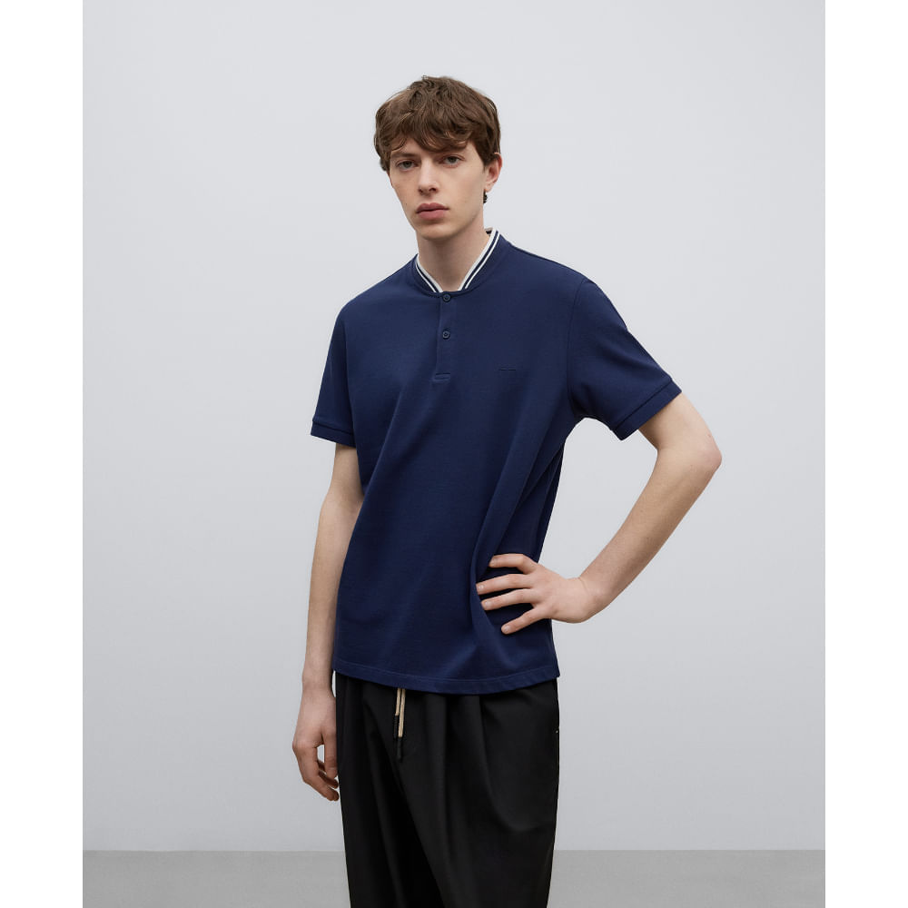 HOT Polo Cuello Adolfo Dominguez Polos Hombre Adolfo