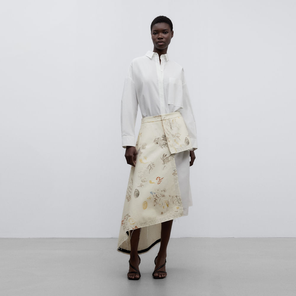 Vestido Camisero Vestido Blanco Adolfo Dominguez Vestido Camisero