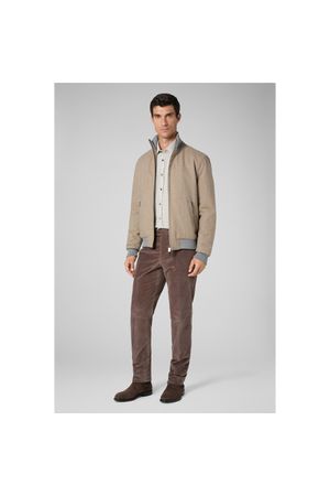 Casaca modelo Bomber en lana técnica