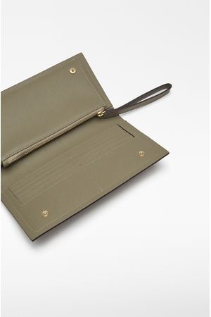 Billetera grande piel responsable mujer