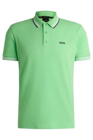 Polo Paddy de piqué de algodón con logo